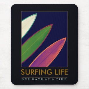 surfing life style mouse mat