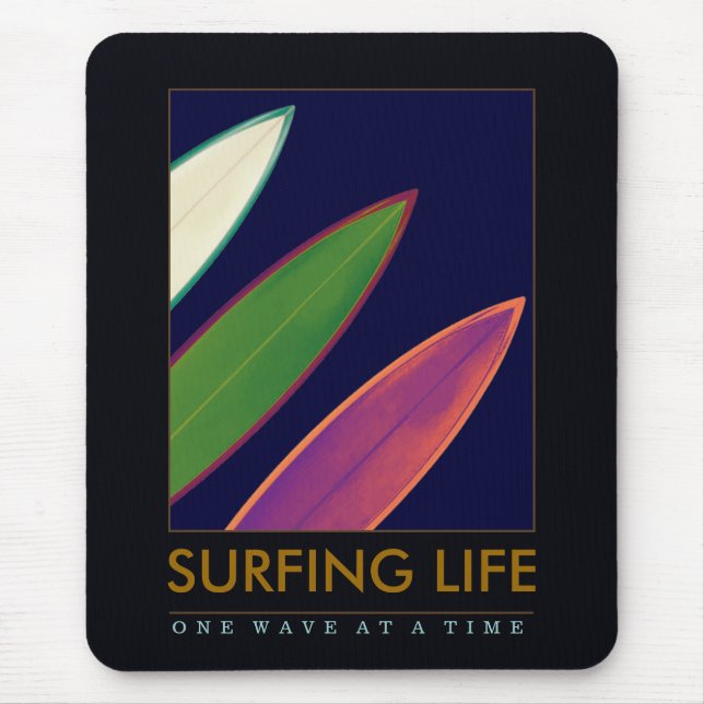 surfing life style mouse mat (Front)