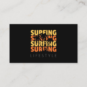 Surfing Life Style Surfing Business Card