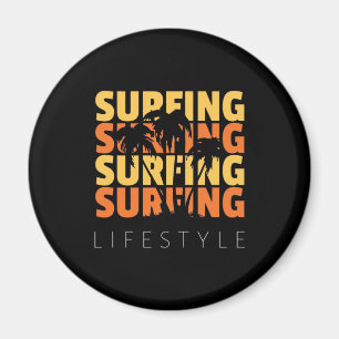 Surfing Life Style Surfing Magnet