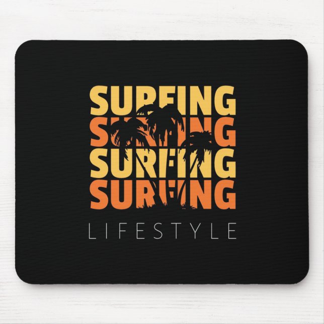 Surfing Life Style Surfing Mouse Mat (Front)