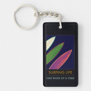 Surfing Life Stylish Surf Keychain