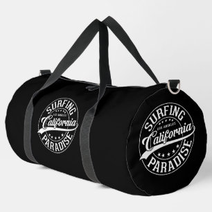 Surfing Los Angeles California Paradise Duffle Bag
