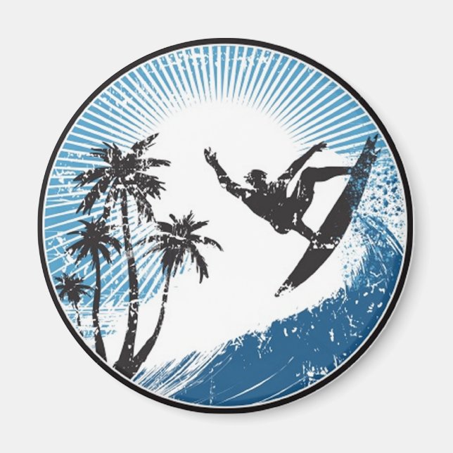 Surfing Magnet (Front)