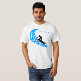 Surfing male custom T-Shirt
