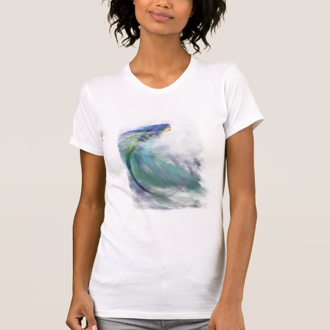 Surfing Mermaid T-Shirt (Front)