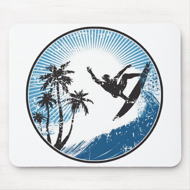 Surfing Mouse Mat (Front)