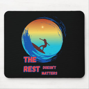 Surfing mouse mat