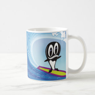 Surfing Orca Mug