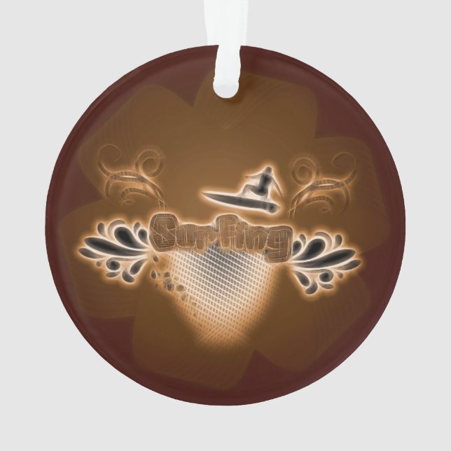 Surfing Ornament (Back)