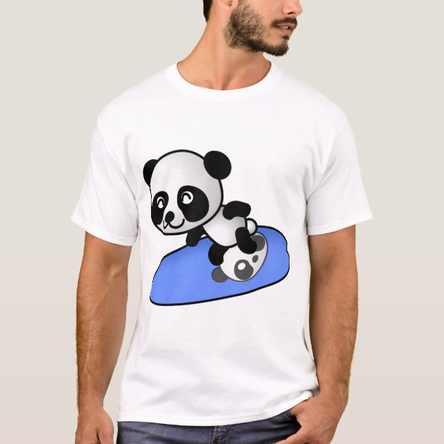 Surfing Panda T-Shirt (Front)
