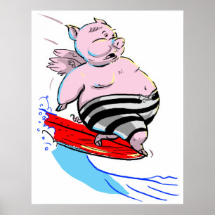 sUrFiNg PiG Poster