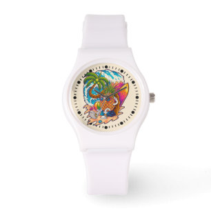 Surfing Pineapple Watch