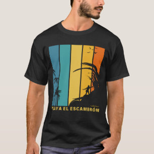Surfing Playa El Escambron San Juan Puerto Rico T-Shirt