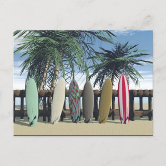 Surfing Postcard