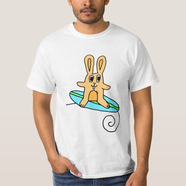 Surfing Rabbit T-shirt (Front)
