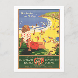 Surfing Resorts - Australia Postcard