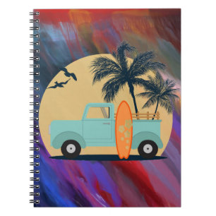 Surfing Retro Notebook