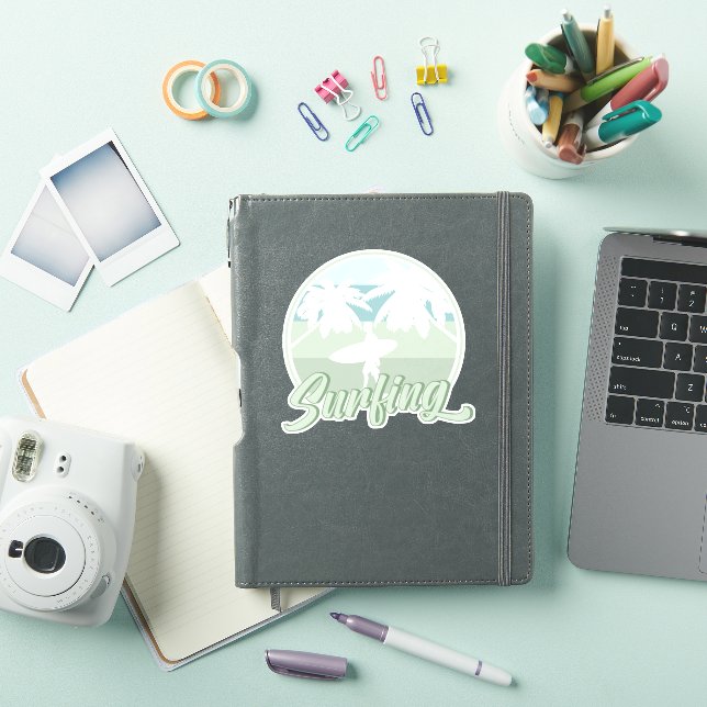 Surfing Retro Surfboarding Surfer Gift (iPad Cover)