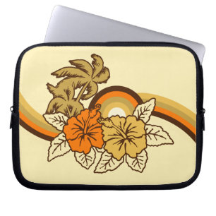 Surfing Safari Hawaiian Neoprene Wetsuit Laptop Sleeve