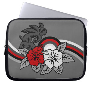 Surfing Safari Hawaiian Neoprene Wetsuit Laptop Sleeve