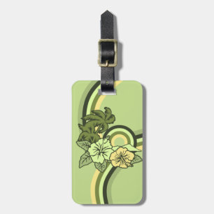 Surfing Safari Hawaiian Retro Luggage Tags