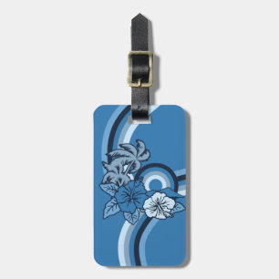 Surfing Safari Hawaiian Retro Luggage Tags