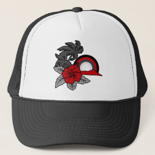 Surfing Safari Hawaiian Retro Trucker Hat