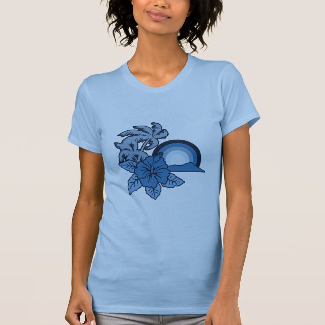 Surfing Safari Ladies Tee (Front)