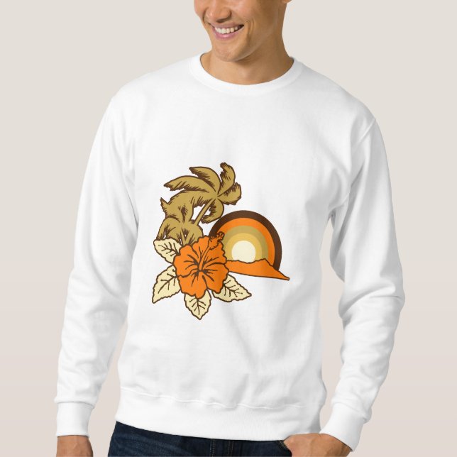 Surfing Safari Mens Sweatshirt (Front)