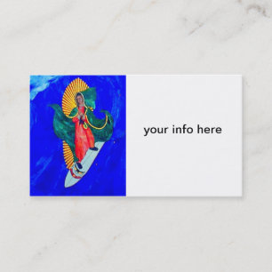 surfing saint business card