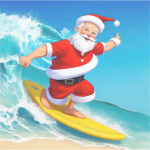 Surfing Santa