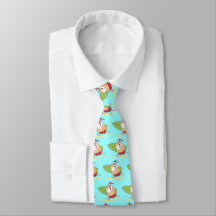 Surfing Santa Neck Ties