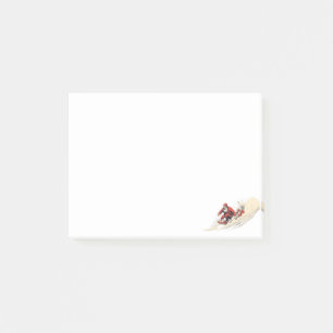 Surfing Santa Summer Christmas Post-it Notes