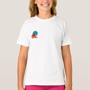 Surfing Sea Turtle Cartoon Kids T-Shirt