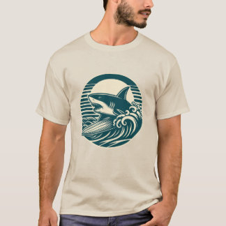 Surfing Shark T-Shirt