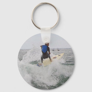 Surfing Sport Key Ring
