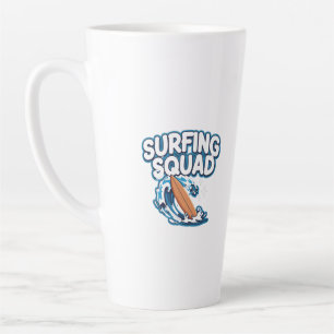 Surfing Squad Latte Mug