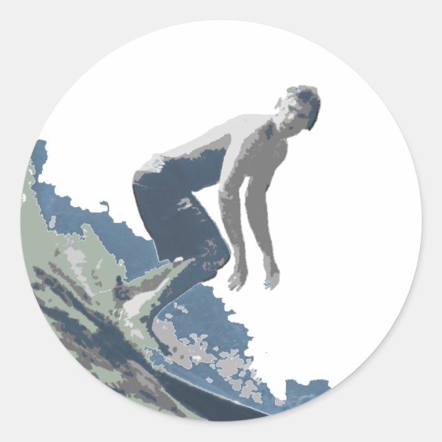 Surfing sticker (Front)
