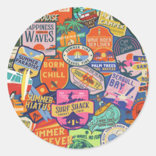 Surfing Stickers
