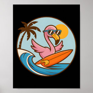 Surfing Sumo Wrestler Japanese Holy Shinto Beverly Poster