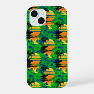Surfing Sunset iPhone 15 Case