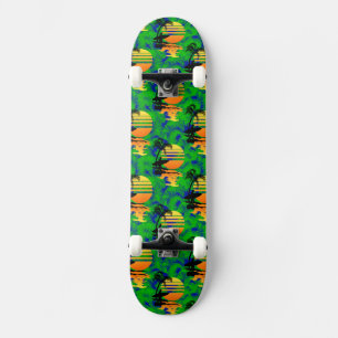Surfing Sunset Skateboard