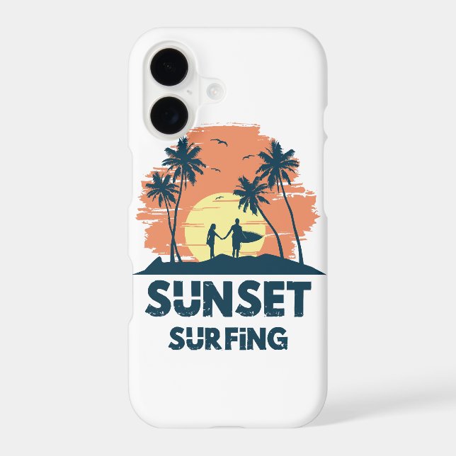 Surfing -Sunset Surfing  (Back)