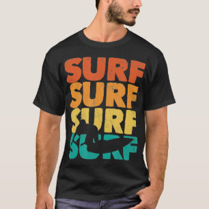 Surfing Surf Retro Surfer Vintage Surfboard T-Shirt