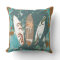 surfing surfboards throw pillows sand