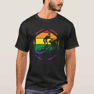 Surfing Surfer Catching A Pacific Ocean Wave On LG T-Shirt