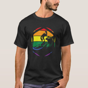 Surfing Surfer Catching A Pacific Ocean Wave On LG T-Shirt