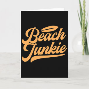 Surfing Surfer Surfboard Beach Junkie Surf Summer Card