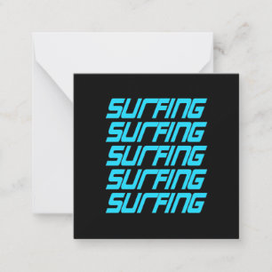 Surfing Surfing Card
